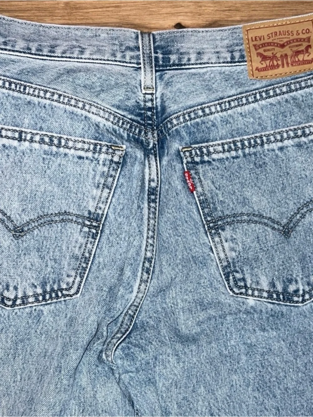 Levi's Light Blue Women's Straight-Leg Jeans - Picture 4 of 4